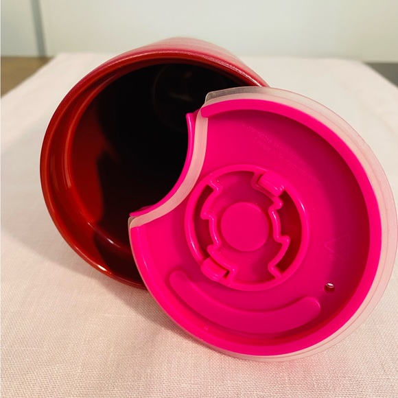 Starbucks Holiday Christmas Hot Pink Poinsettia Ceramic Tumbler 12 Fl Oz 2021 - Picture 6 of 12